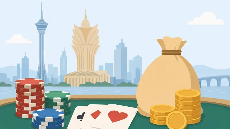 Penurunan Pendapatan Kasino di Macau Juli 8,4%, Tapi Naik dari Juni
